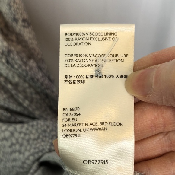 Anthropologie Marfa Dress Halter Gray V neckline Tiered Midi Size 6 - Picture 15 of 16